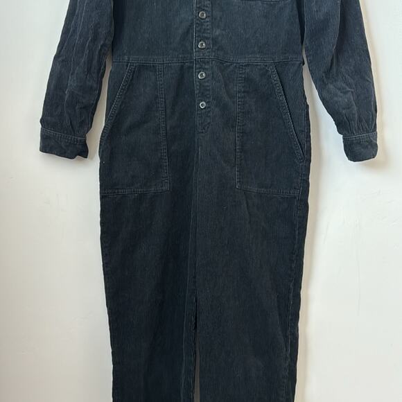 Outerknown Black Corduroy Jumpsuit‎ Size: M - Picture 3 of 12